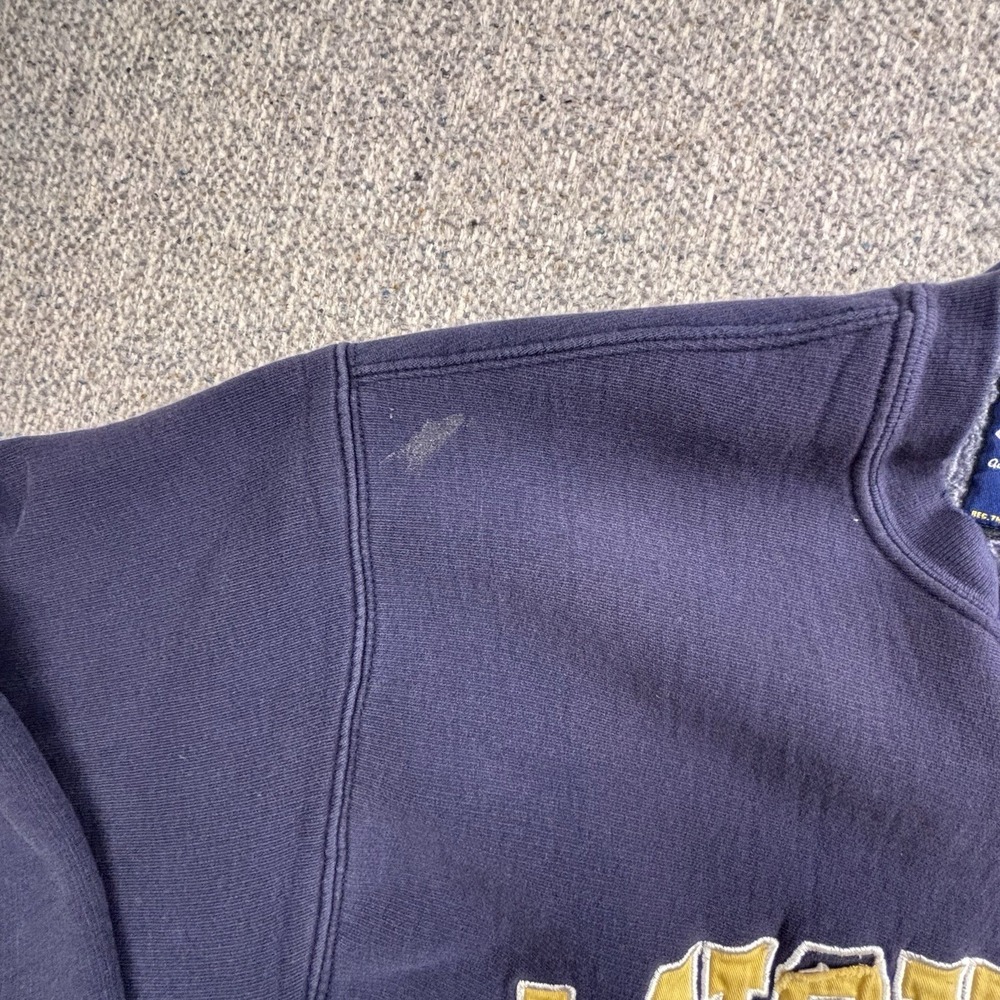 Vintage Michigan Wolverines Sweatshirt Men M Crewneck Sweater Sewn Y2K 00s - Picture 3 of 10